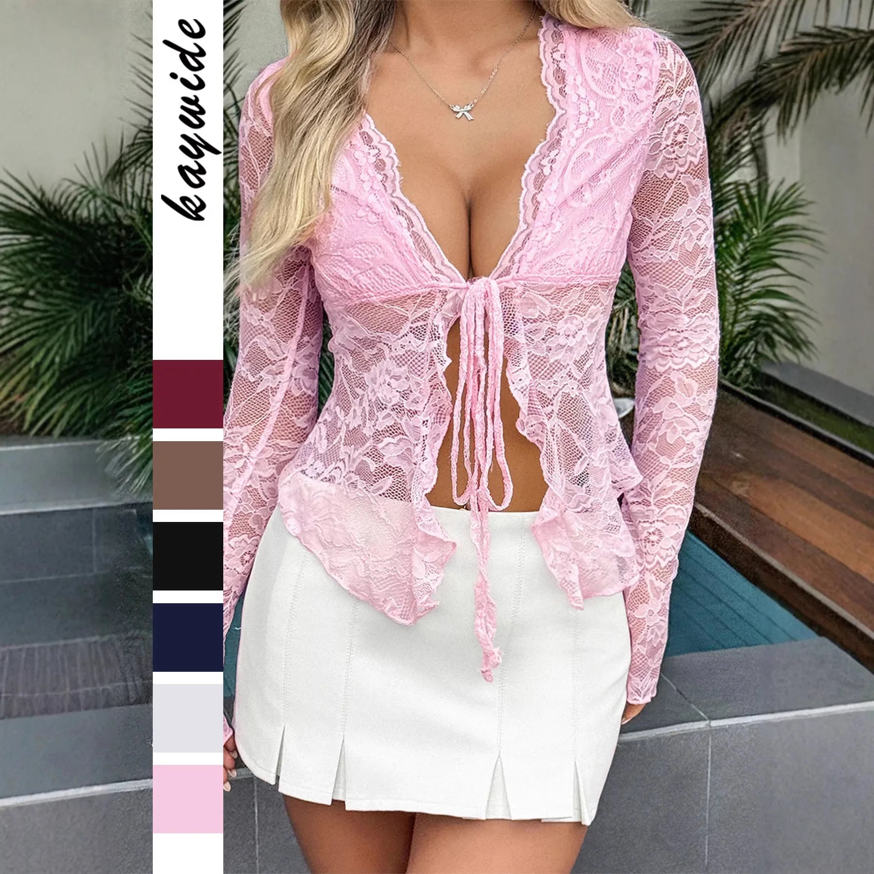 Flirt & Flutter Lace Top