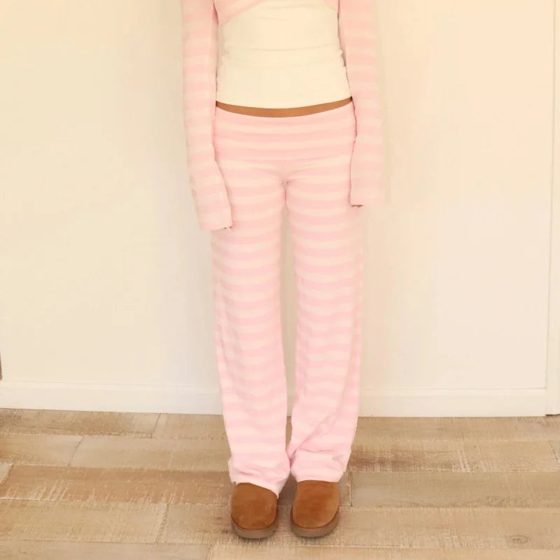 Y2K Dream: The Fold-Over Flare Lounge Pant