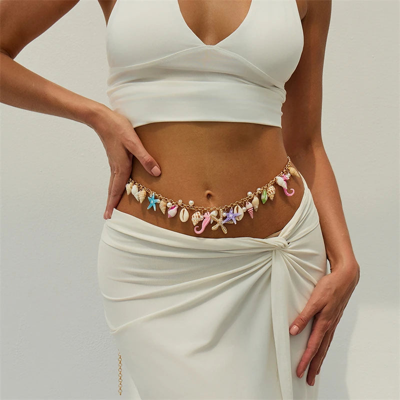 Beachside Babe belly chain