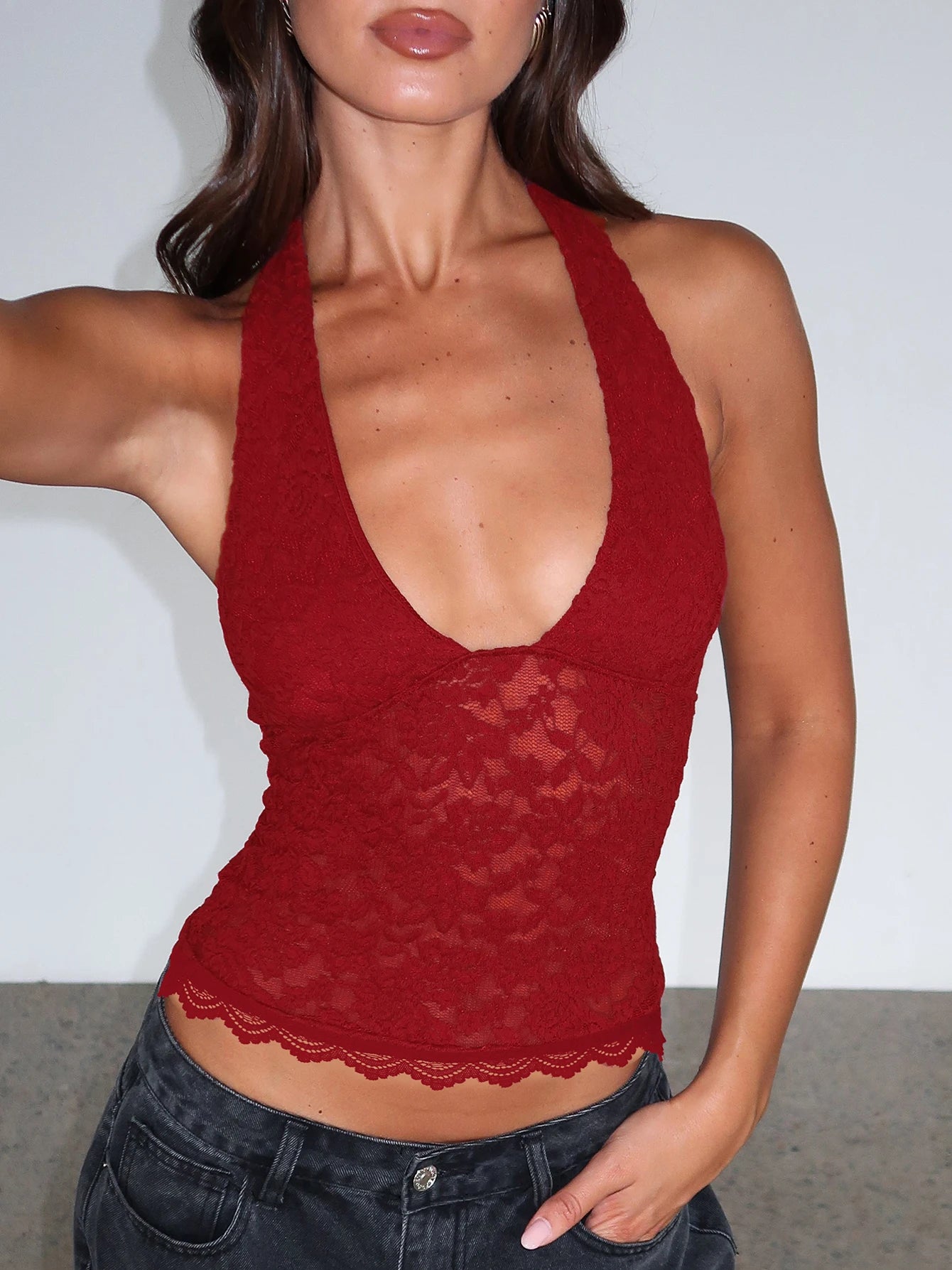 00s Dreamgirl See-Through Top