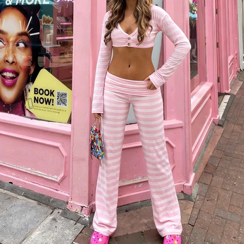 Y2K Dream: The Fold-Over Flare Lounge Pant