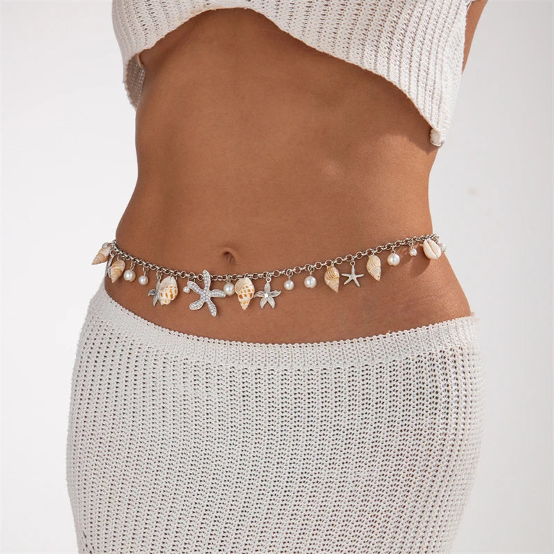 Beachside Babe belly chain