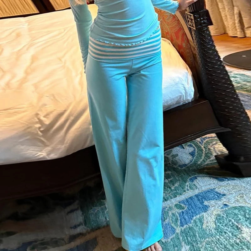 The "Cute-But-Comfy" Fold-Over Trouser