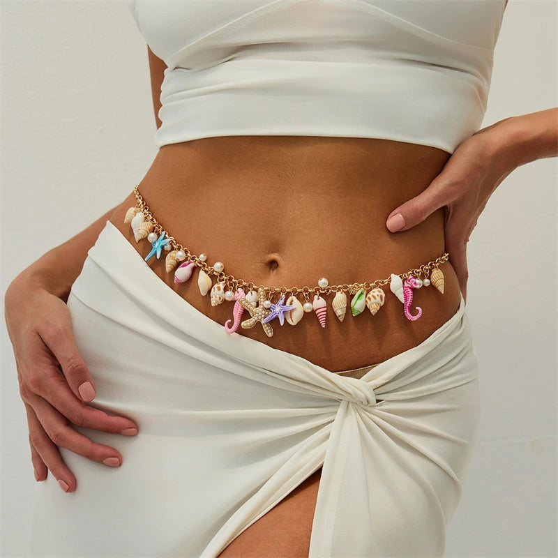 Beachside Babe belly chain