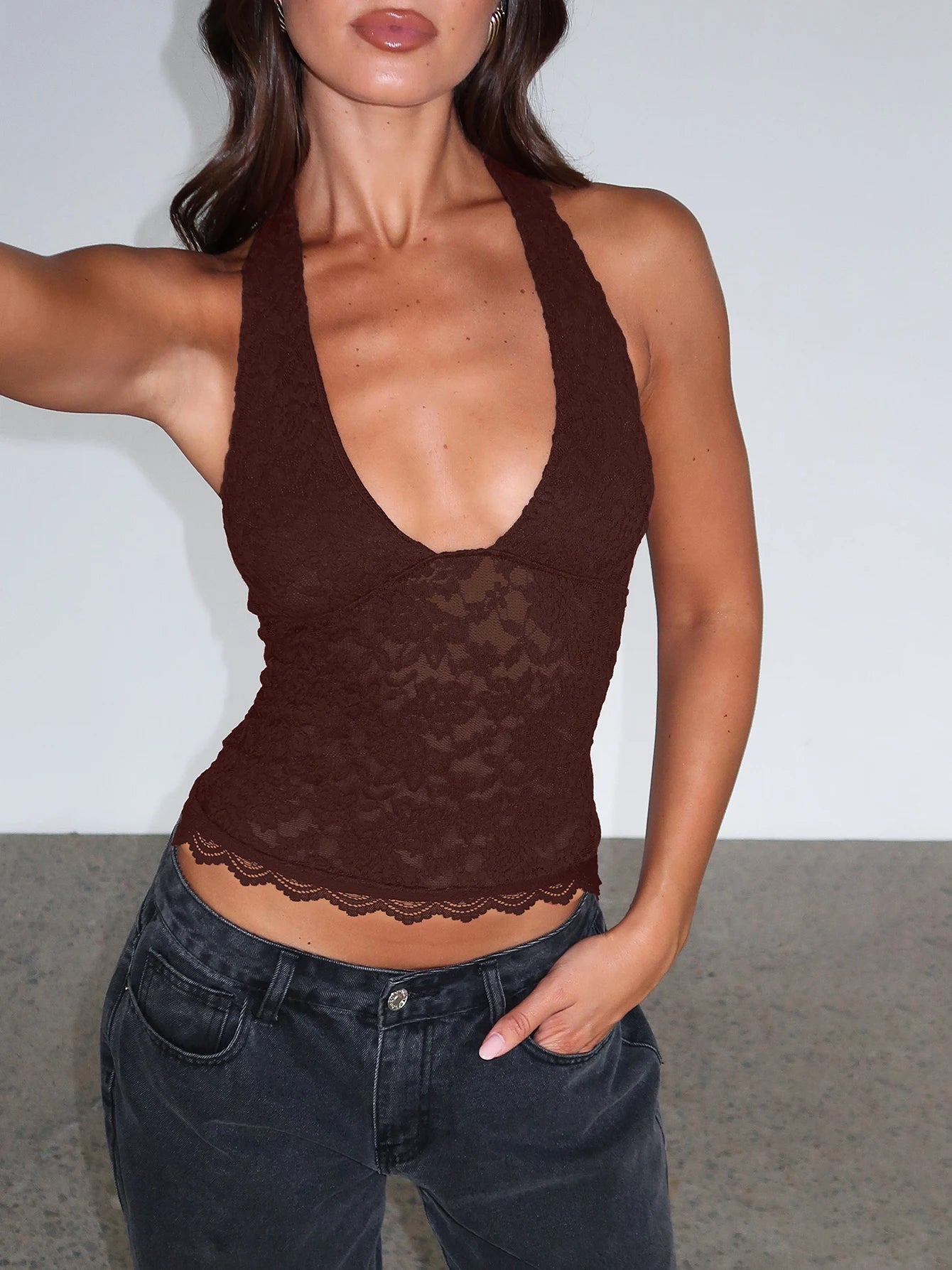 00s Dreamgirl See-Through Top